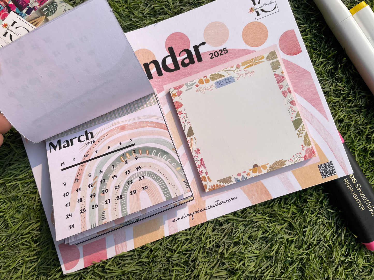 BOHO Calendar 2025 - Ingenious Creator's Store