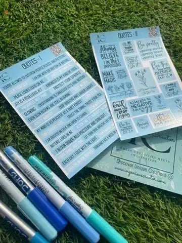Blue Muse Journaling Stickers –