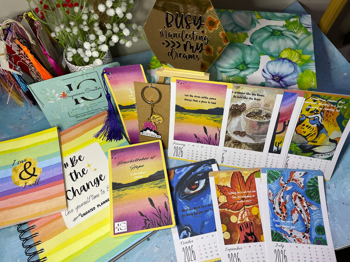 Brushstrokes of Hope – Diwali Gift Calendar Combo 2026 | Art Calendar, Planner & More