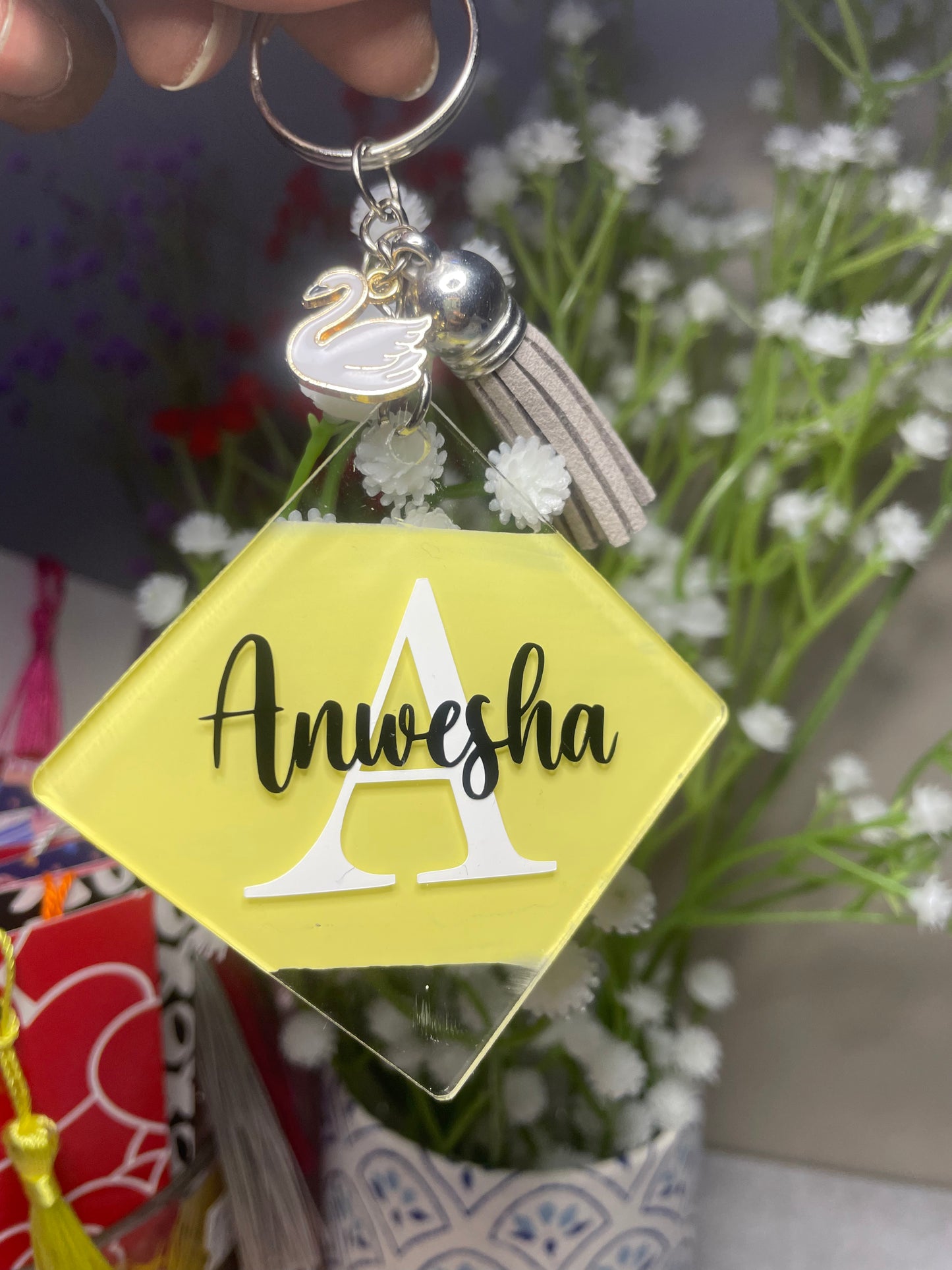 Customizable Artistic Acrylic Keychain