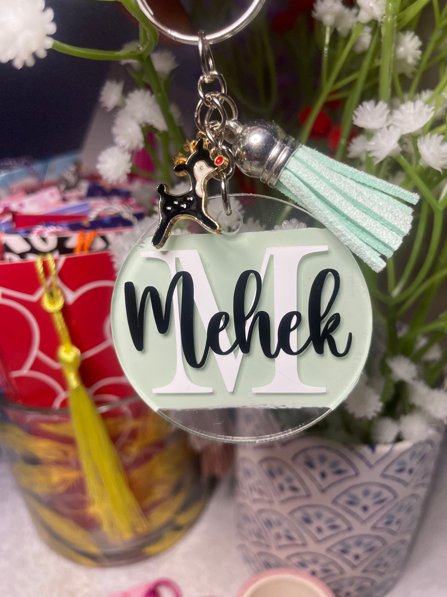 Customizable Artistic Acrylic Keychain