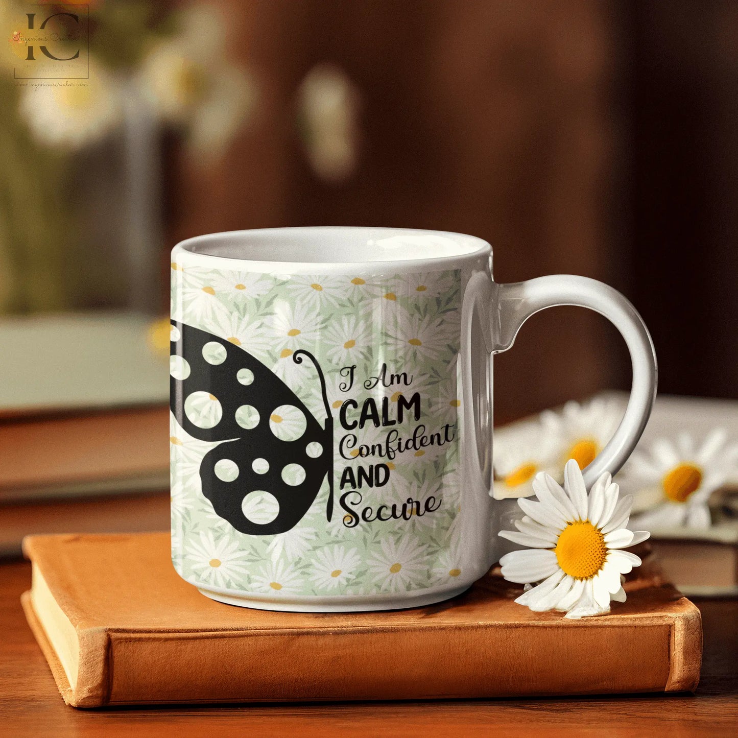 I am calm confident and secure mug - Ingenious Creator's Store
