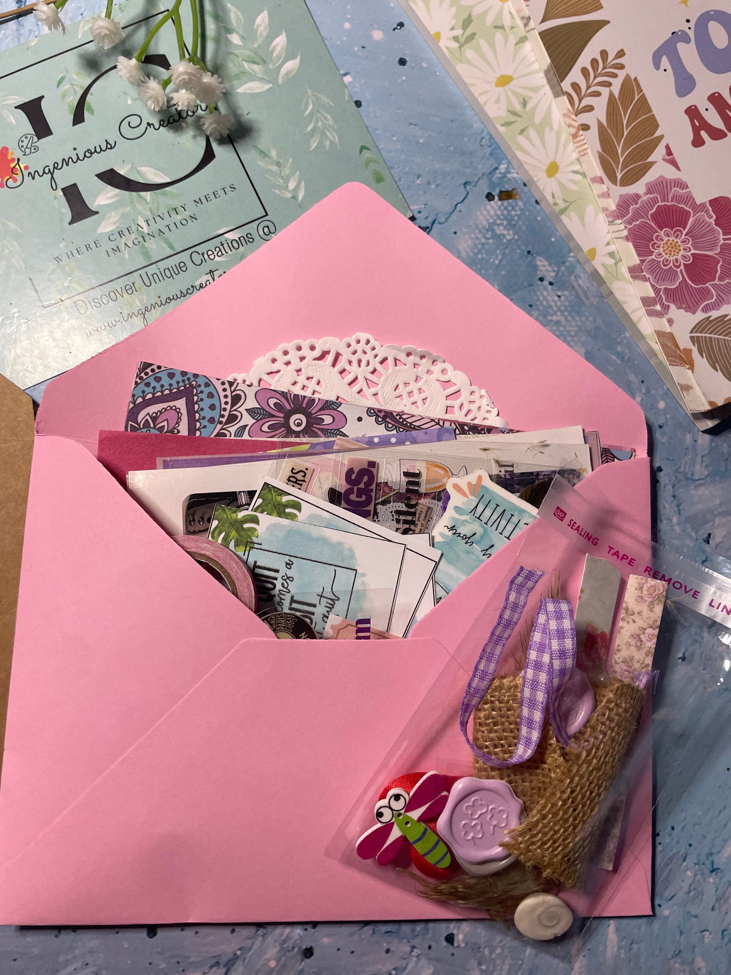Frame the Feeling Kit – Boho & Pastel | Mini Frame with Easel & 6x8 Frame