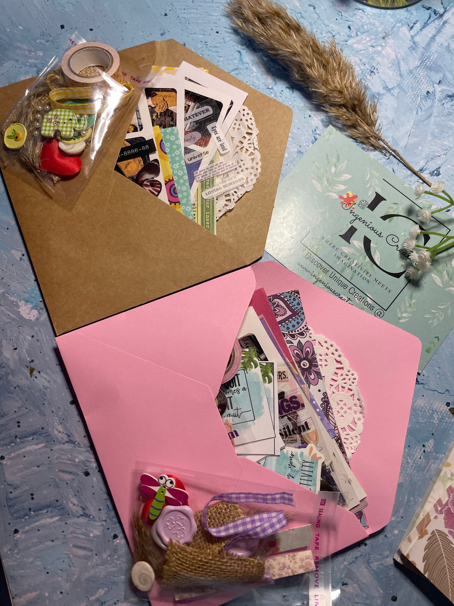 Frame the Feeling Kit – Boho & Pastel | Mini Frame with Easel & 6x8 Frame