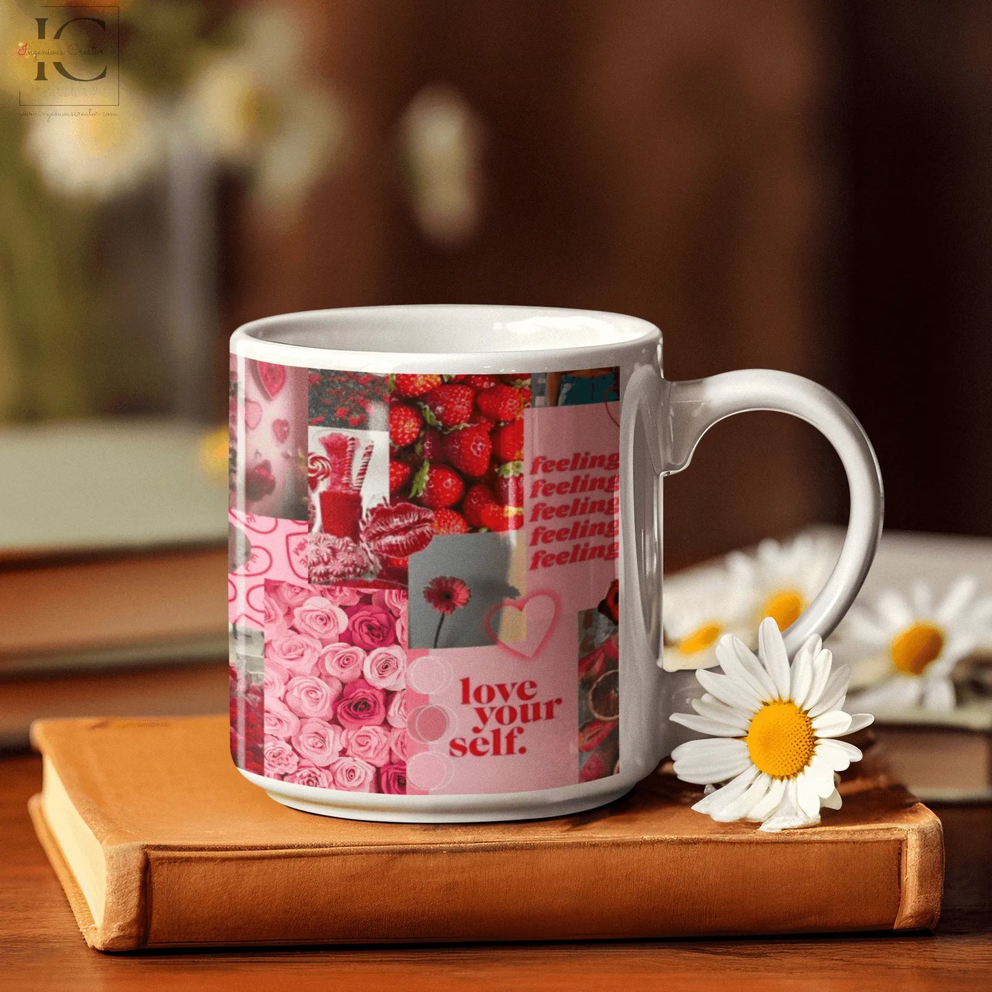 Love yourself pinky mug - Ingenious Creator's Store