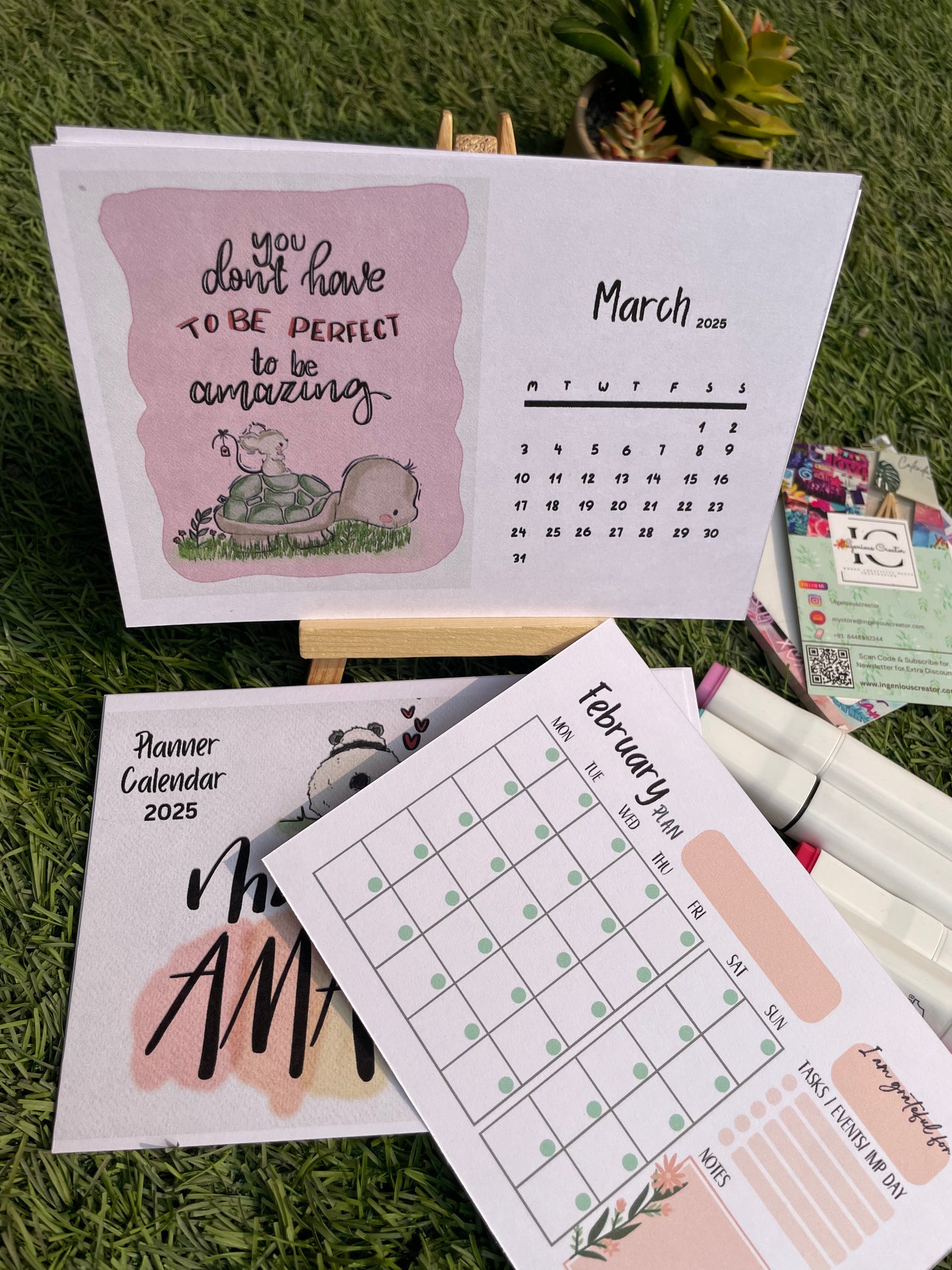 Make Life Amazing Planner Calendar 2025 - Ingenious Creator's Store