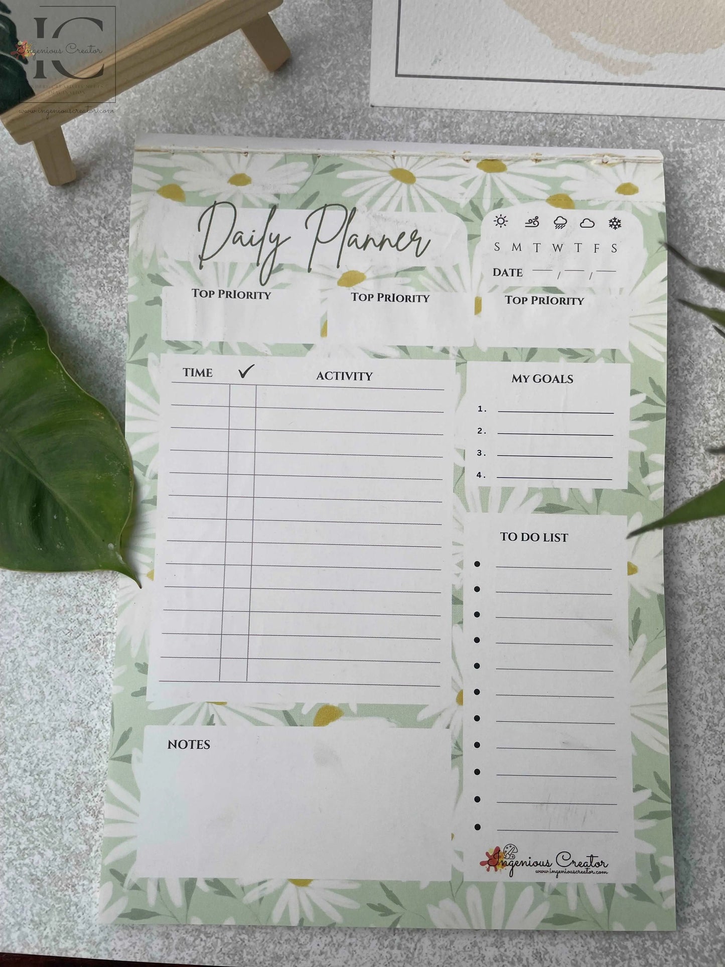 Self Love Daily Planner: Never hide your wings - Ingenious Creator's Store
