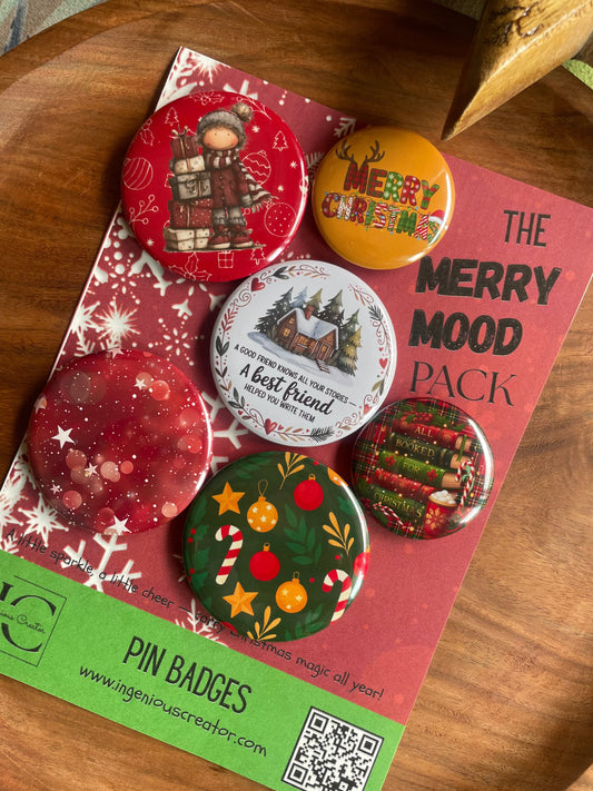 The-Merry-Mood-Pack-Cozy-Christmas-Pin-Badges-for-Warm-Heartfelt-Holiday-Vibes Ingenious Creator's Store