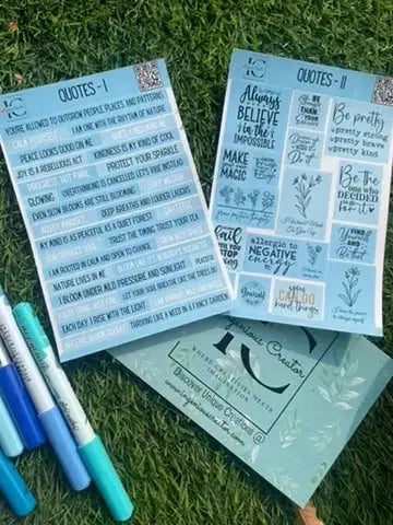 Blue Muse Journaling Stickers – 