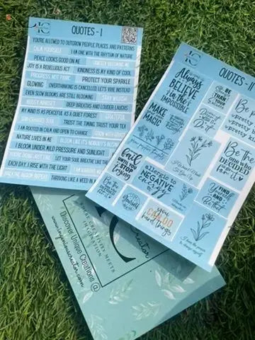 Blue Muse Journaling Stickers – 