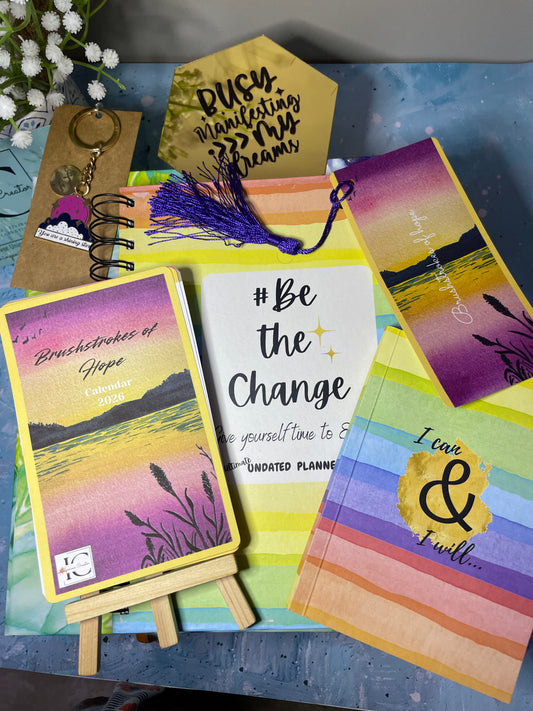 Brushstrokes of Hope – Diwali Gift Calendar Combo 2026 | Art Calendar, Planner & More 