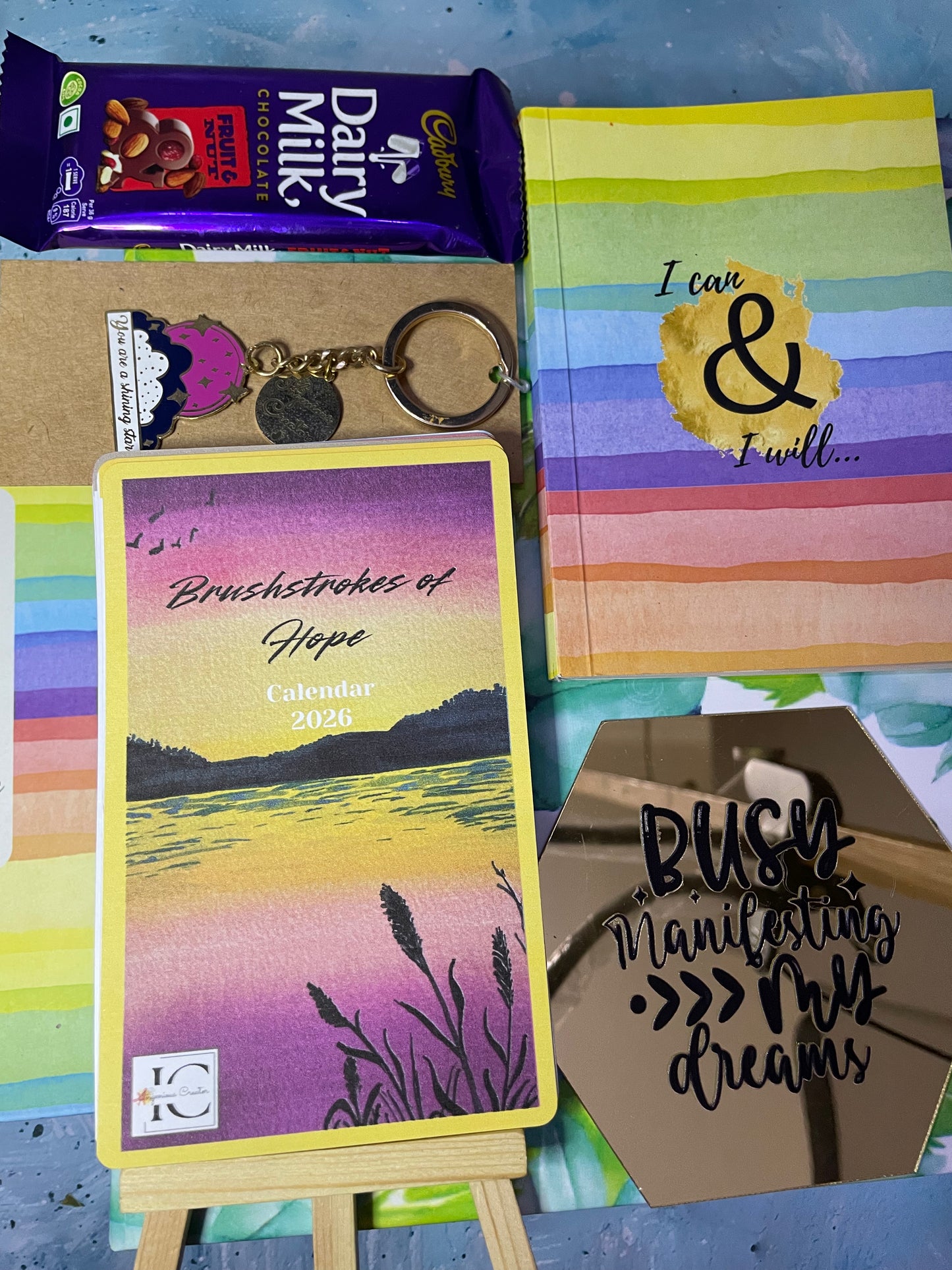 Brushstrokes of Hope – Diwali Gift Calendar Combo 2026 | Art Calendar, Planner & More 