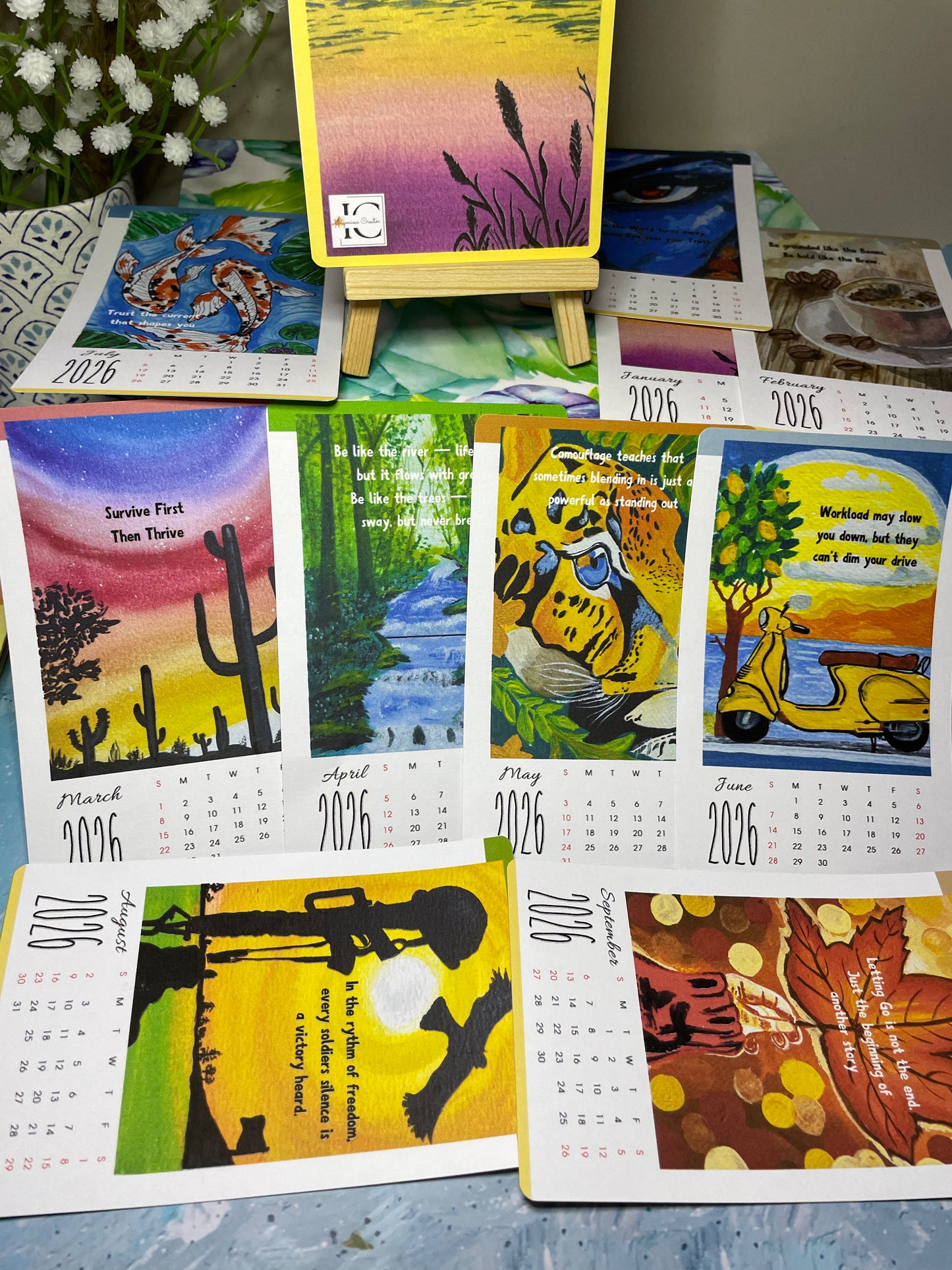 Brushstrokes of Hope – Diwali Gift Calendar Combo 2026 | Art Calendar, Planner & More 