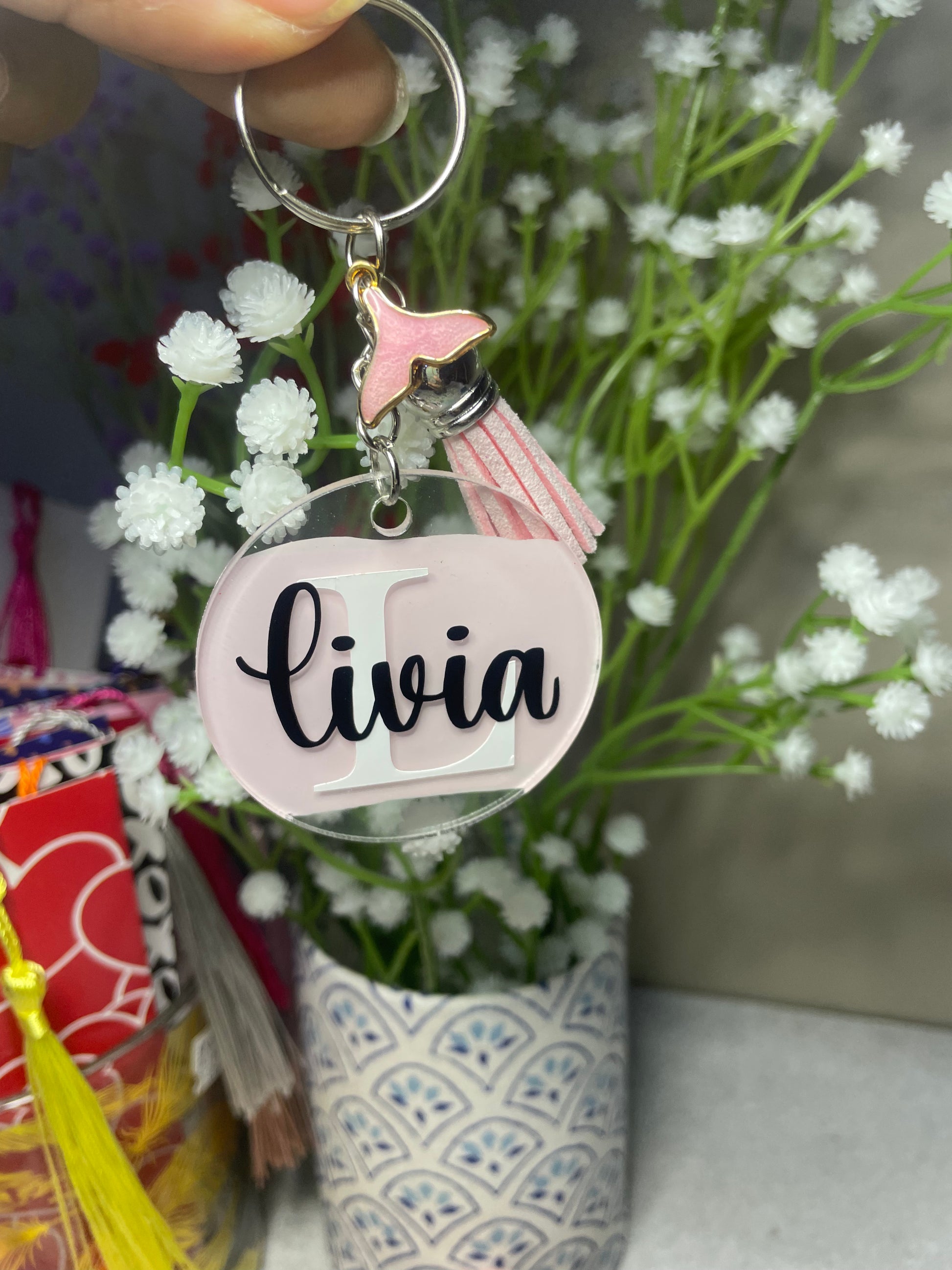 Customizable Artistic Acrylic Keychain 