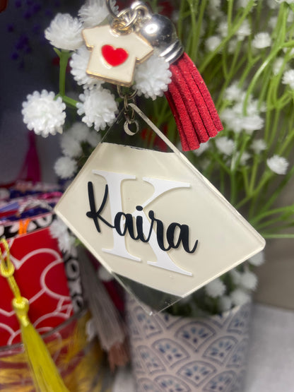 Customizable Artistic Acrylic Keychain 