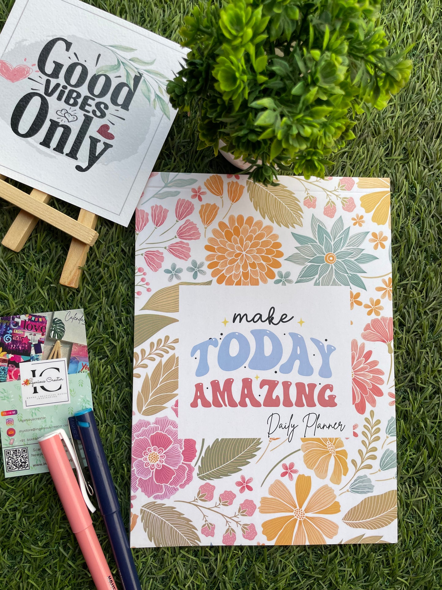 Embrace the Vibes Daily Planner: Make today amazing - Ingenious Creator's Store