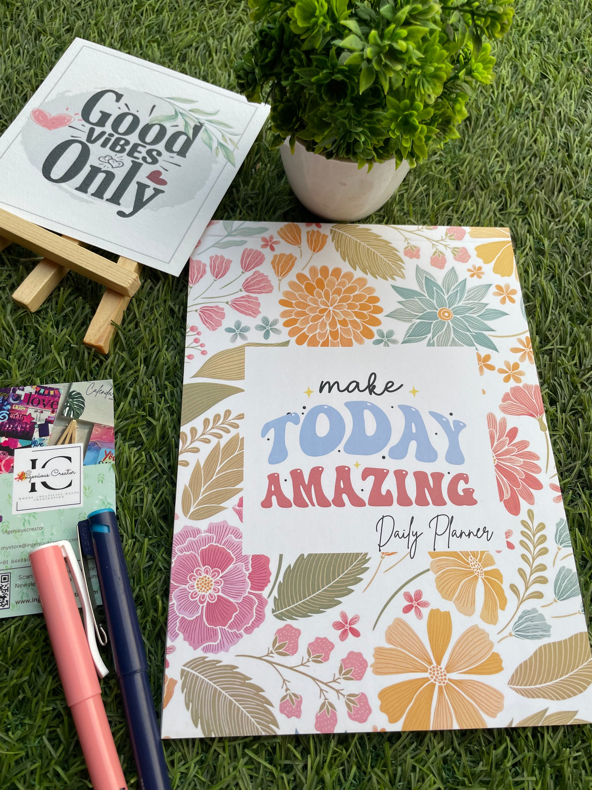 Embrace the Vibes Daily Planner: Make today amazing - Ingenious Creator's Store