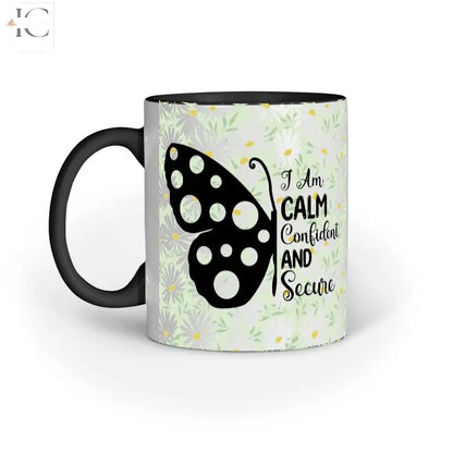 I am calm confident and secure mug - Ingenious Creator's Store