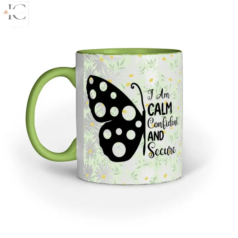 I am calm confident and secure mug - Ingenious Creator's Store