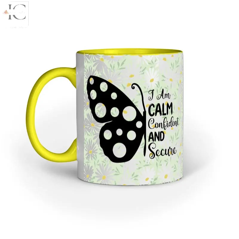 I am calm confident and secure mug - Ingenious Creator's Store