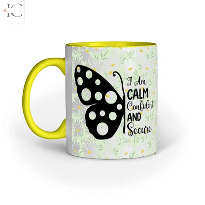 I am calm confident and secure mug - Ingenious Creator's Store