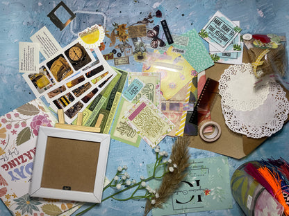 Frame the Feeling Kit – Boho & Pastel | Mini Frame with Easel & 6x8 Frame