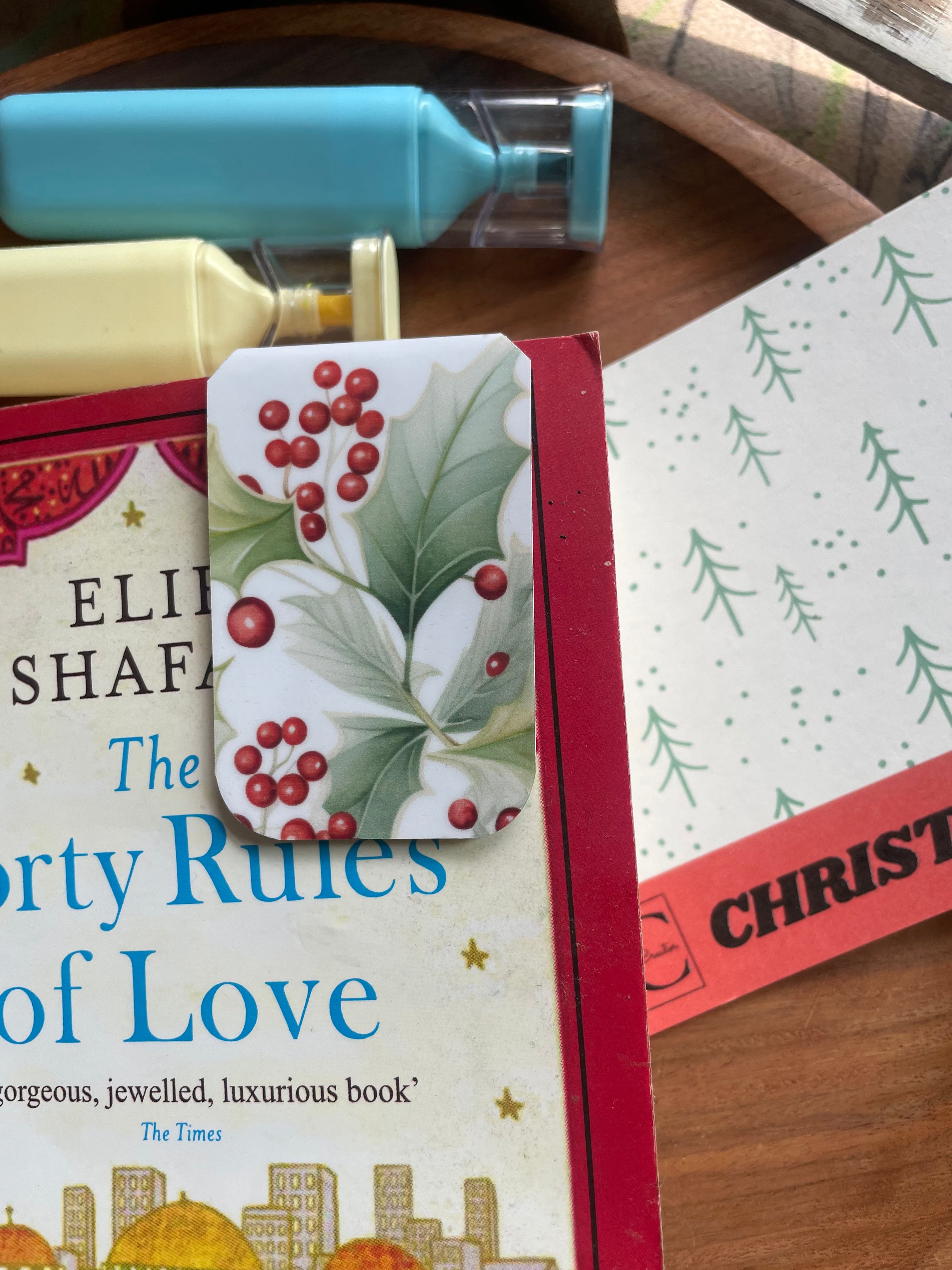 Christmas Magnetic Bookmark Set (Pack of 4) 