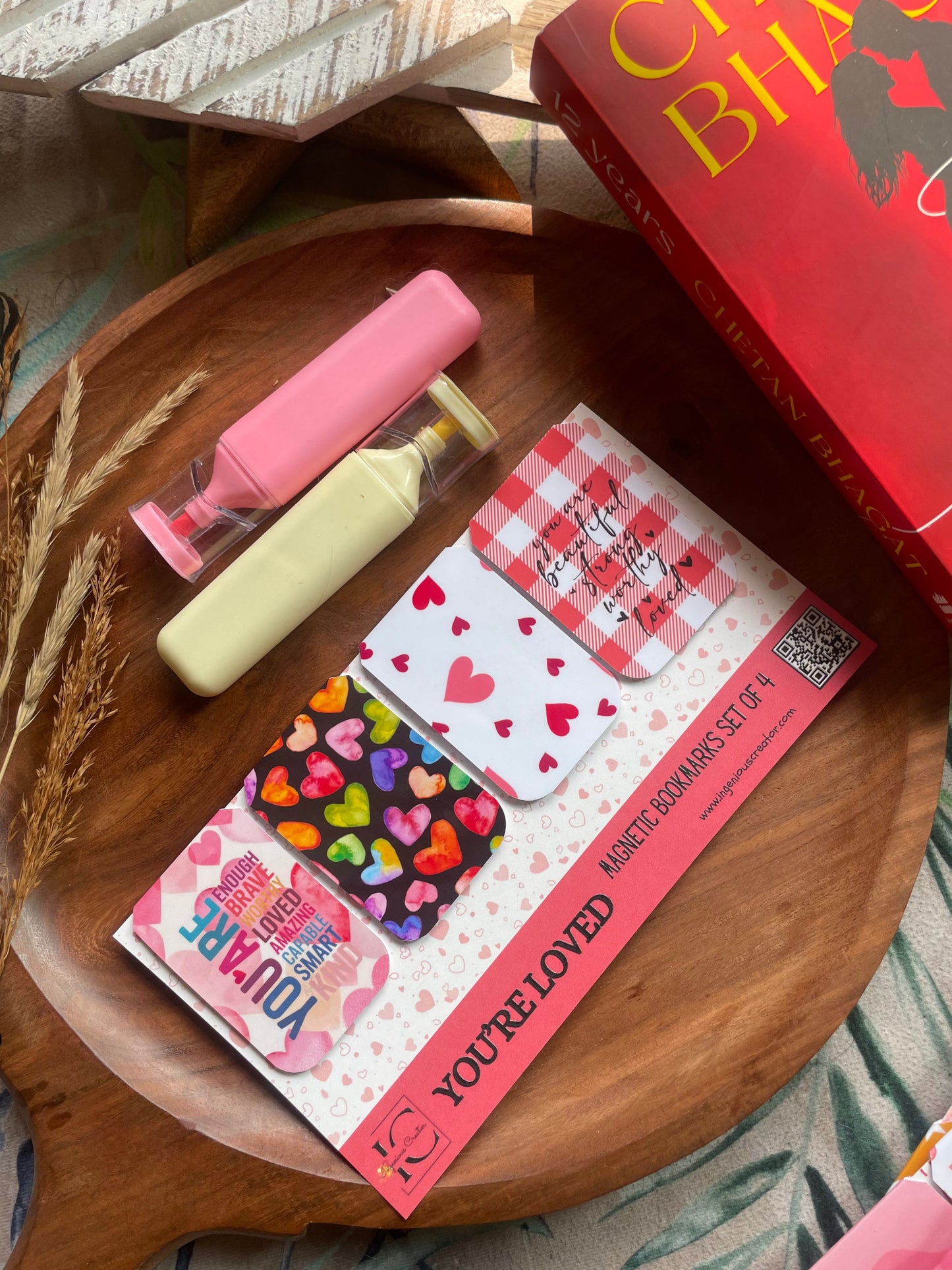 You’re Loved — Magnetic Bookmark Set (Set of 4) 