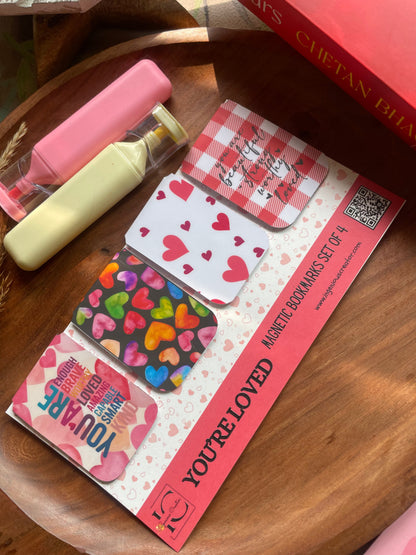 You’re Loved — Magnetic Bookmark Set (Set of 4) 