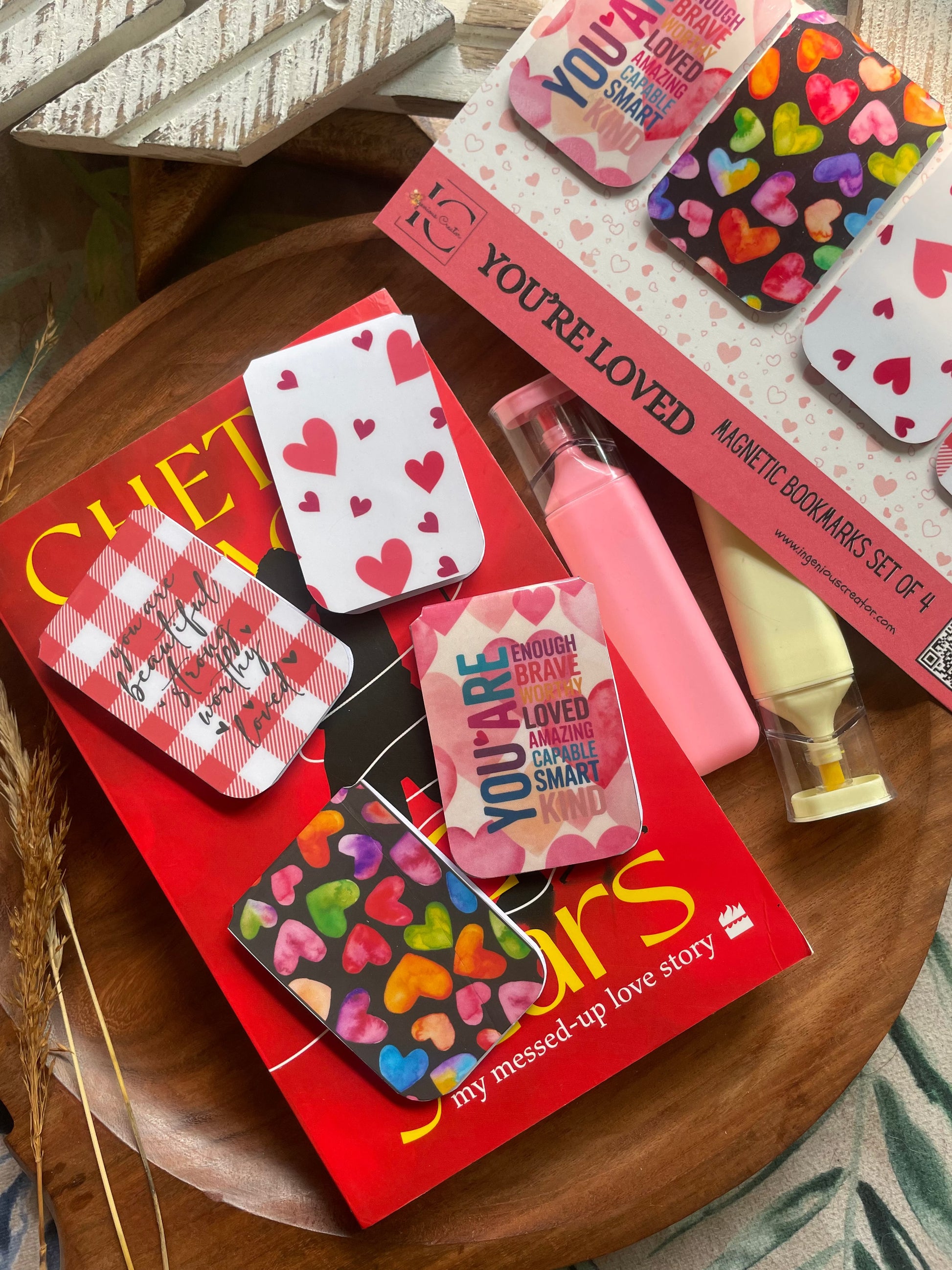 You’re Loved — Magnetic Bookmark Set (Set of 4) 