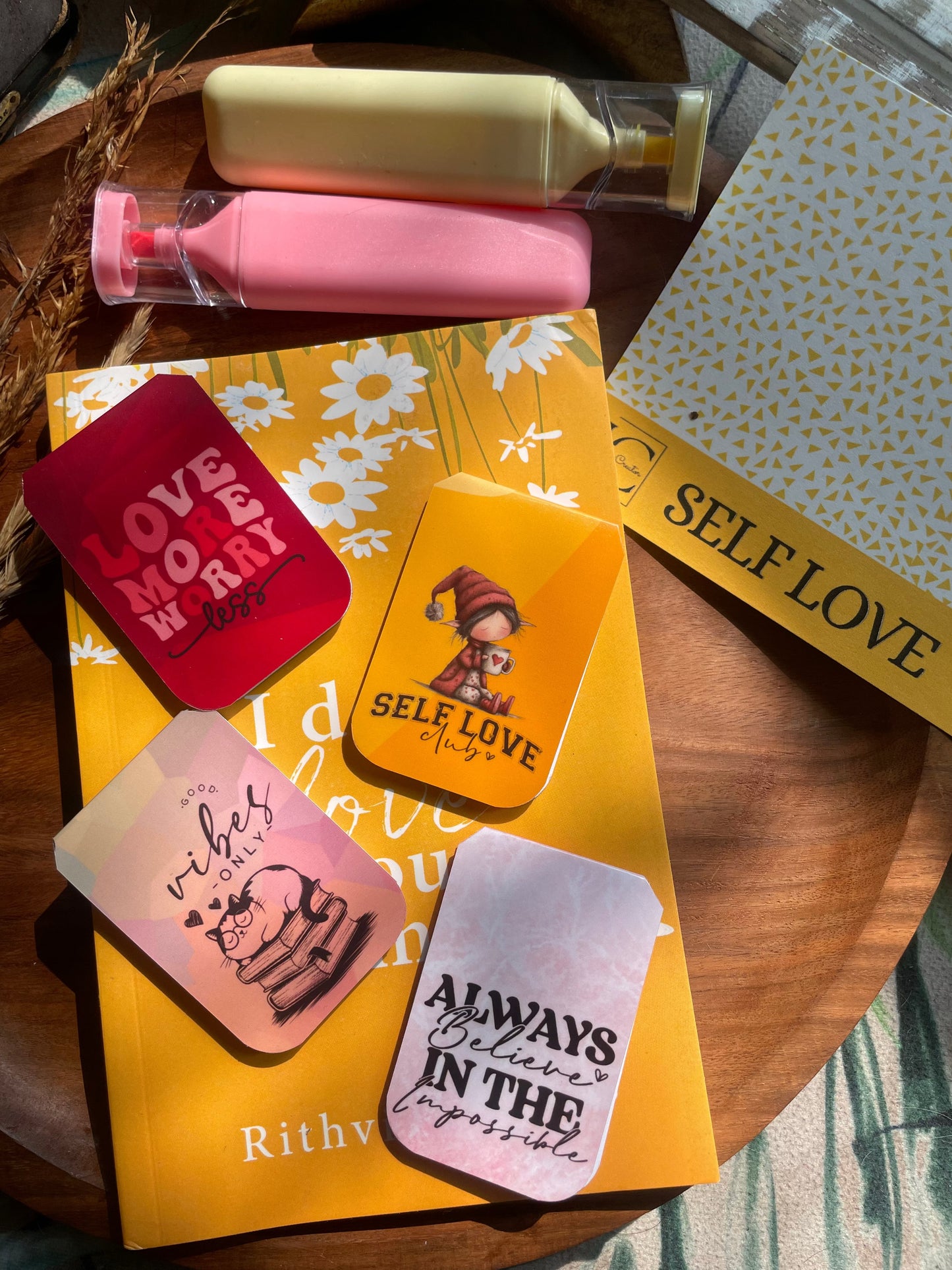 SELF LOVE — Magnetic Bookmark Set of 4 