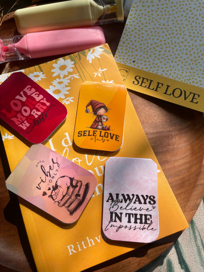 SELF LOVE — Magnetic Bookmark Set of 4 
