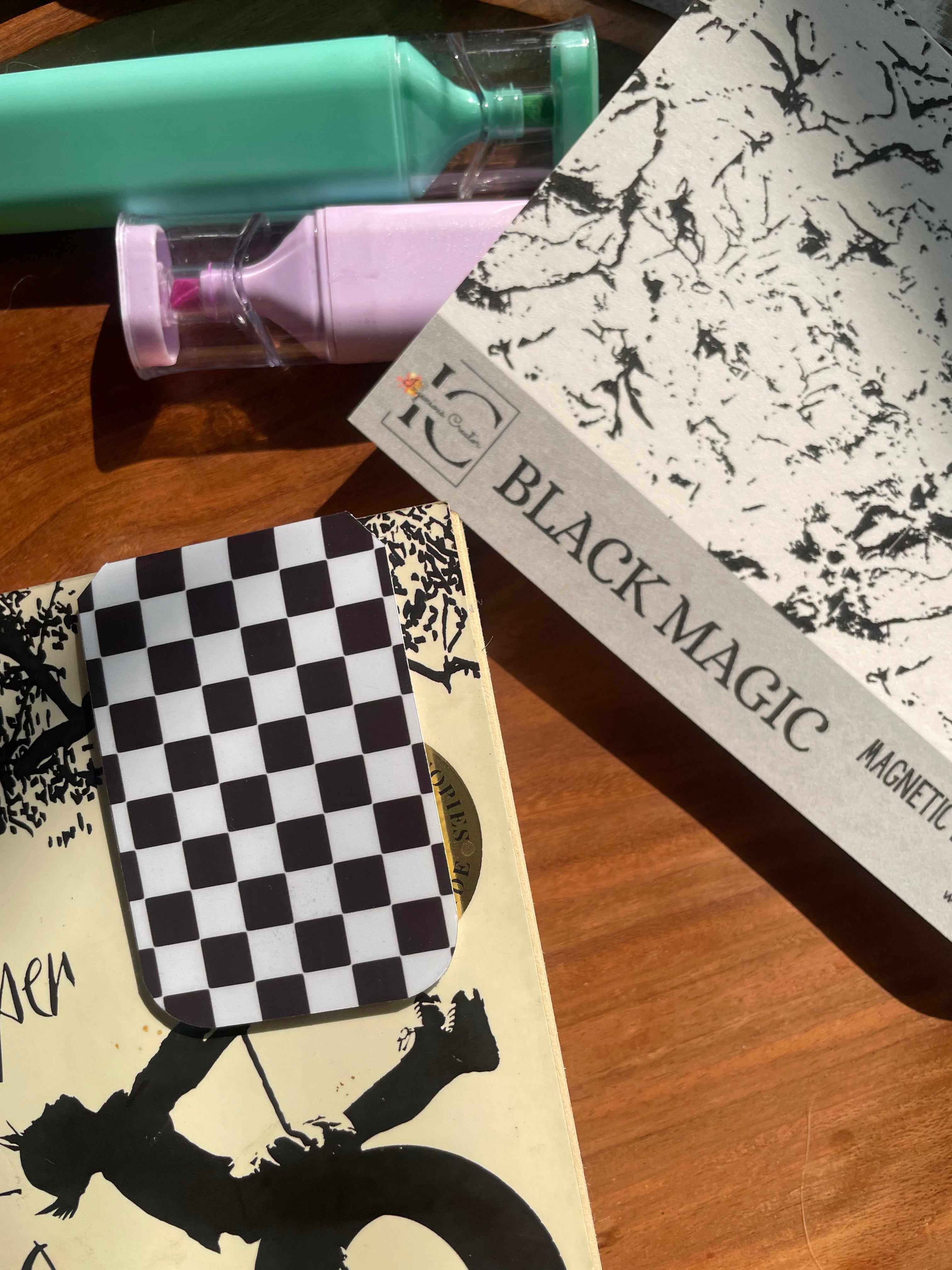 BLACK MAGIC — Magnetic Bookmark Set of 4 