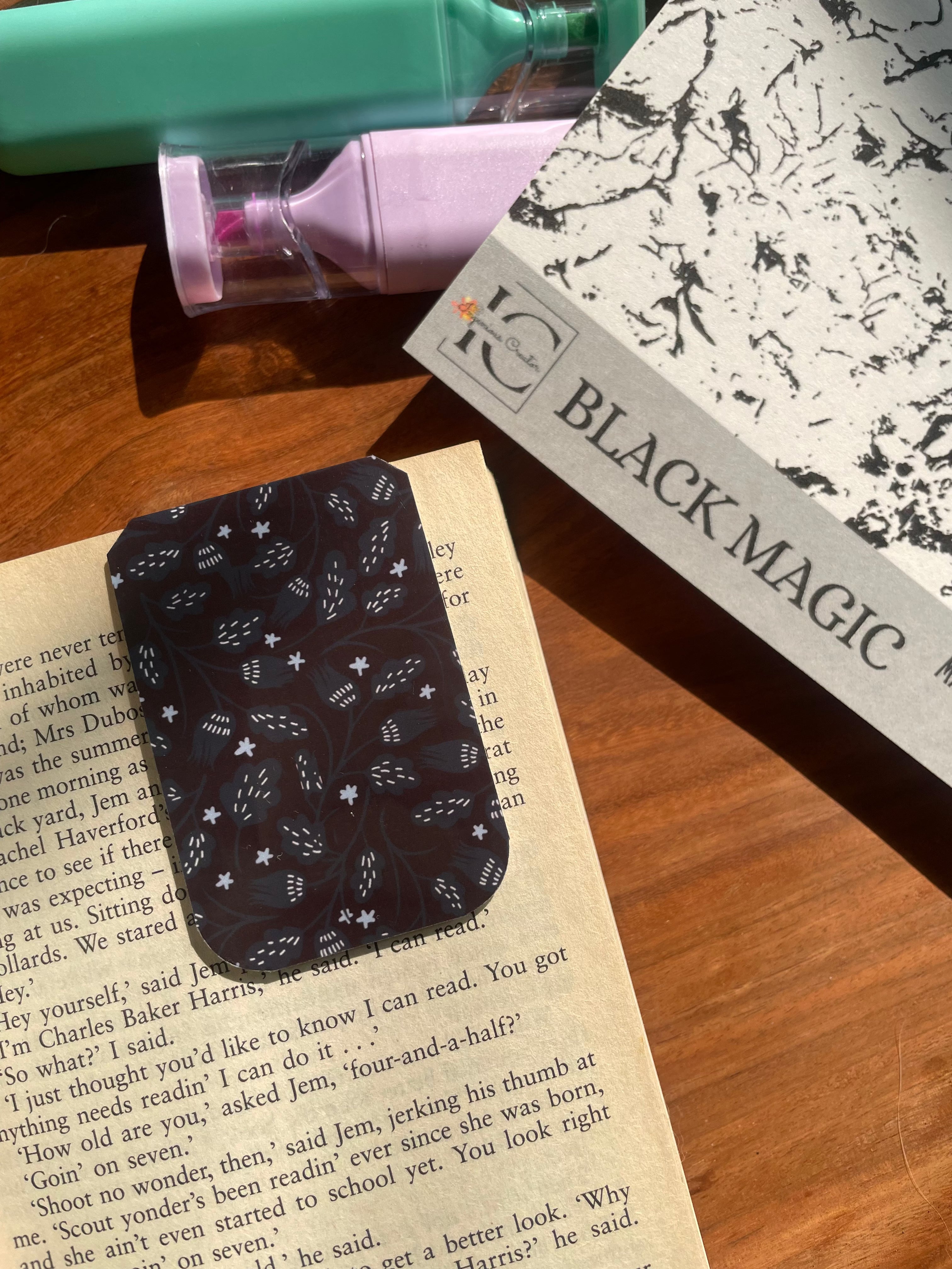 BLACK MAGIC — Magnetic Bookmark Set of 4 