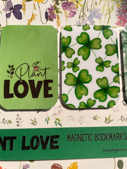 PLANT LOVE — Magnetic Bookmark Set of 4 
