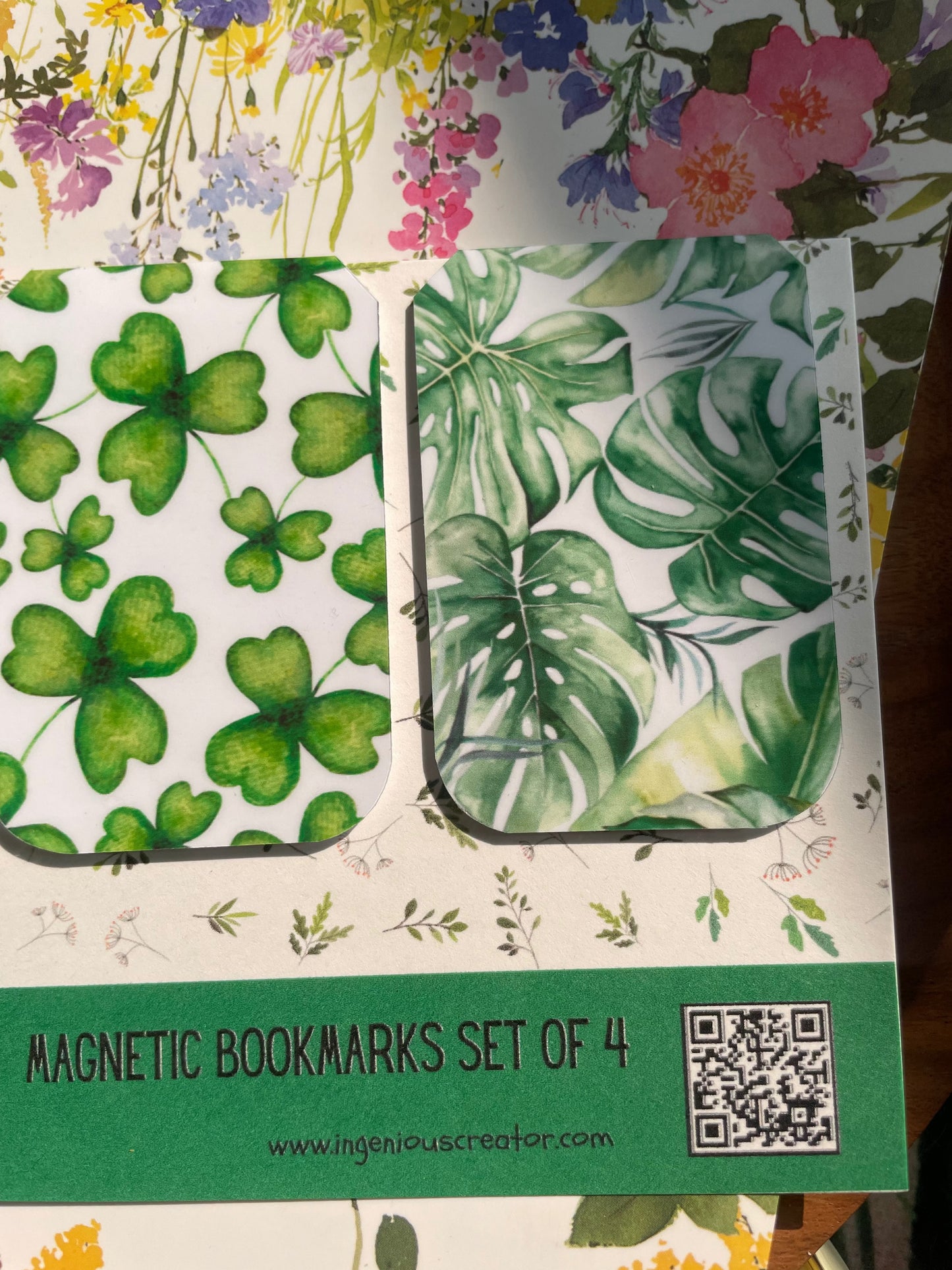 PLANT LOVE — Magnetic Bookmark Set of 4 