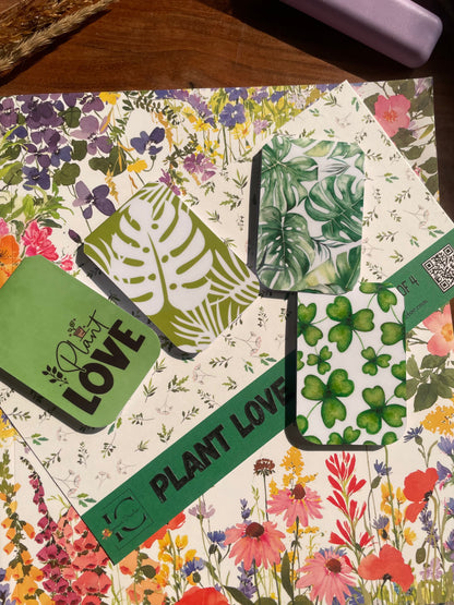 PLANT LOVE — Magnetic Bookmark Set of 4 