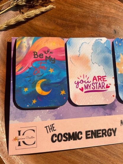 CELESTIAL ENERGY — Magnetic Bookmark Set of 4 