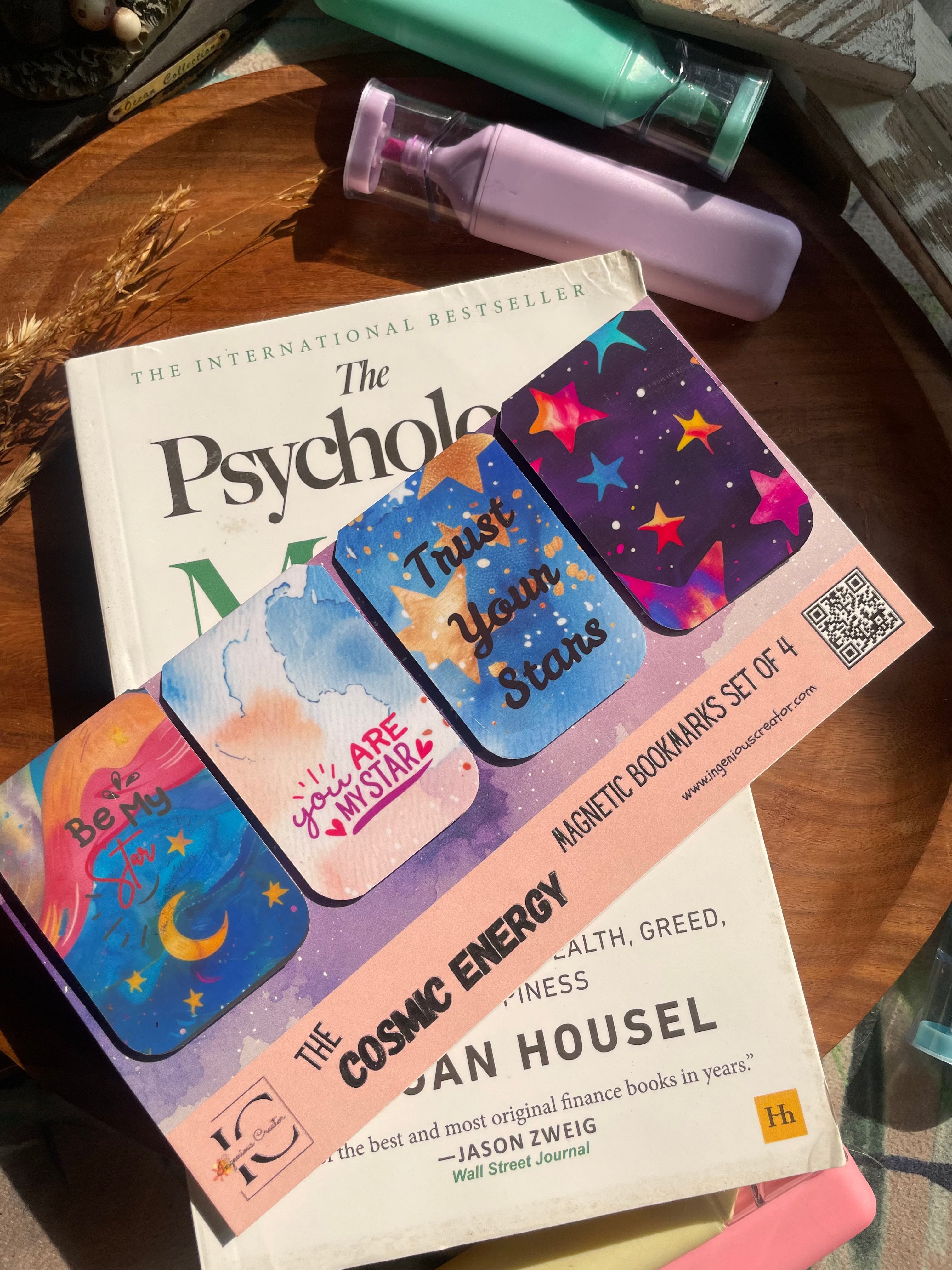 CELESTIAL ENERGY — Magnetic Bookmark Set of 4 