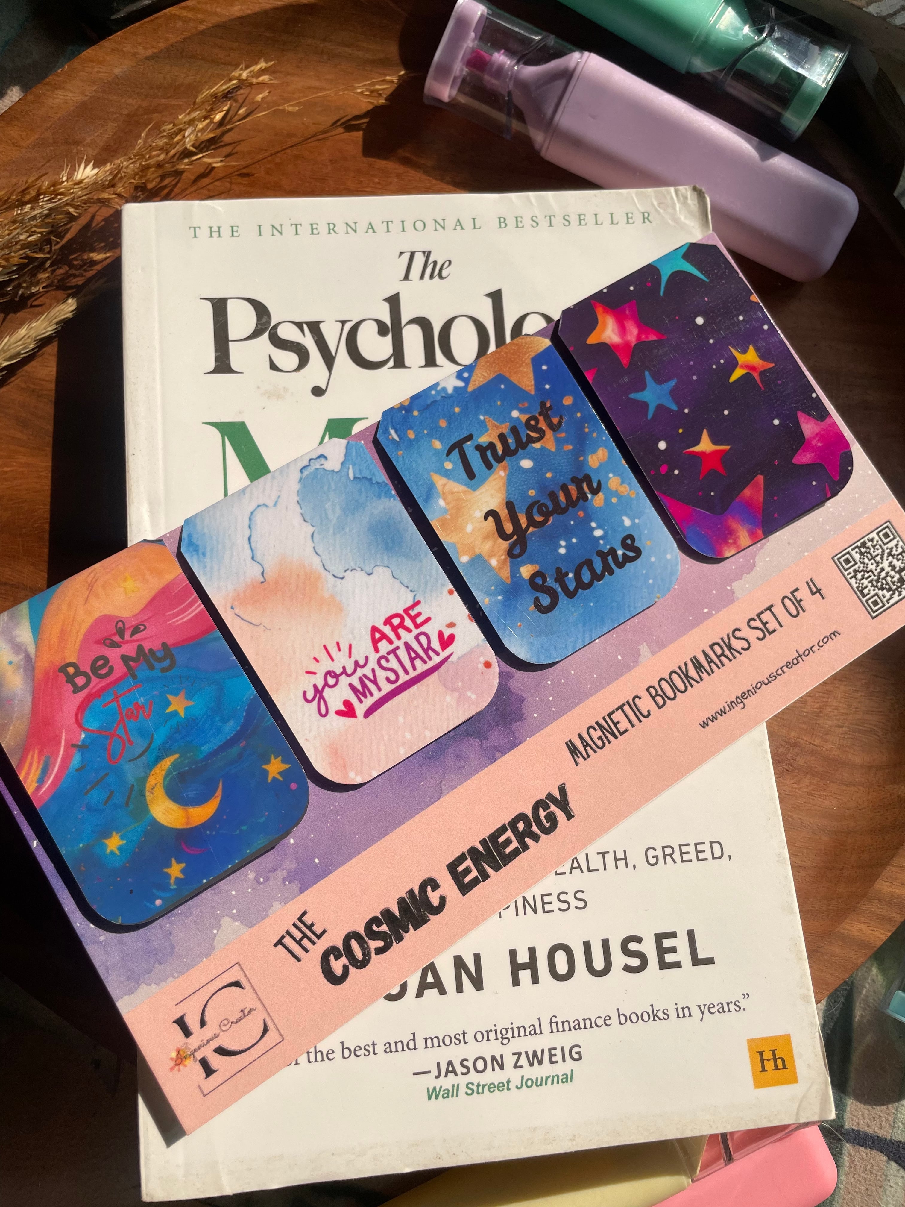 CELESTIAL ENERGY — Magnetic Bookmark Set of 4 