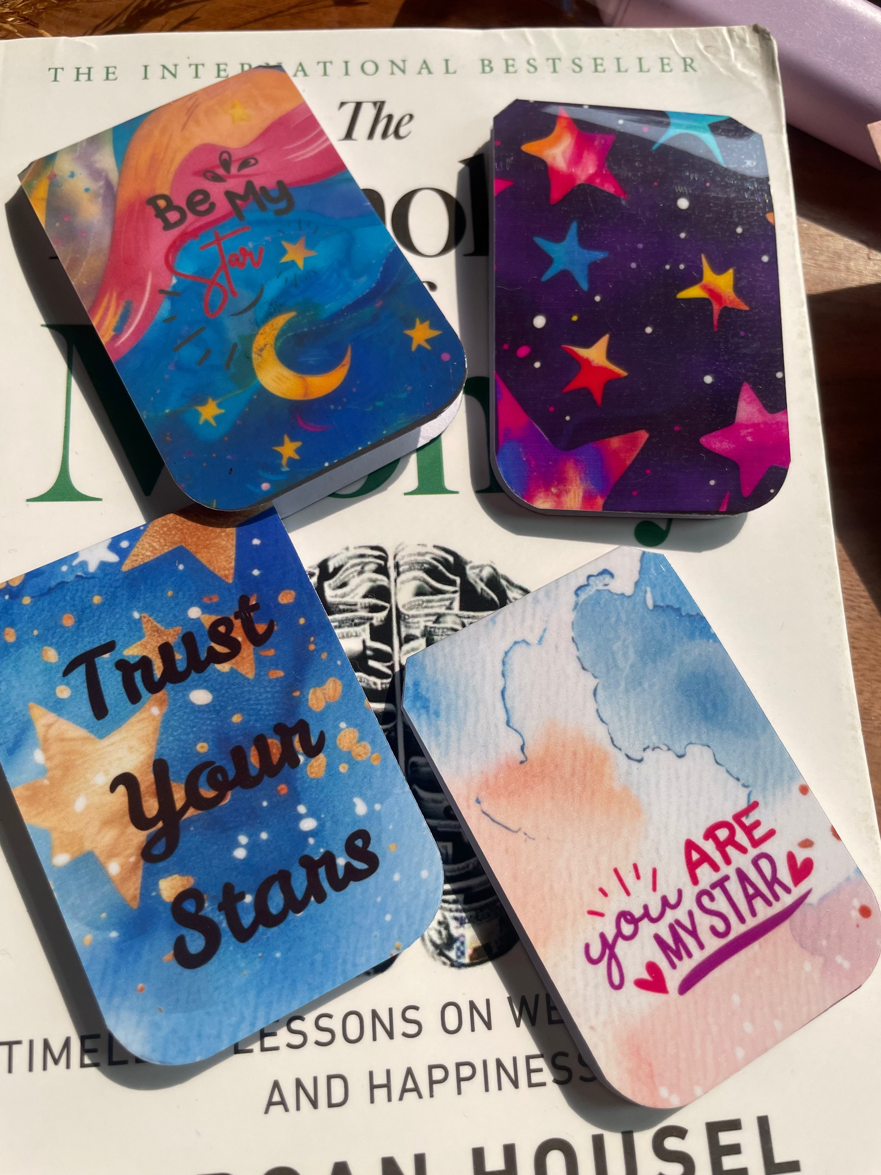 CELESTIAL ENERGY — Magnetic Bookmark Set of 4 