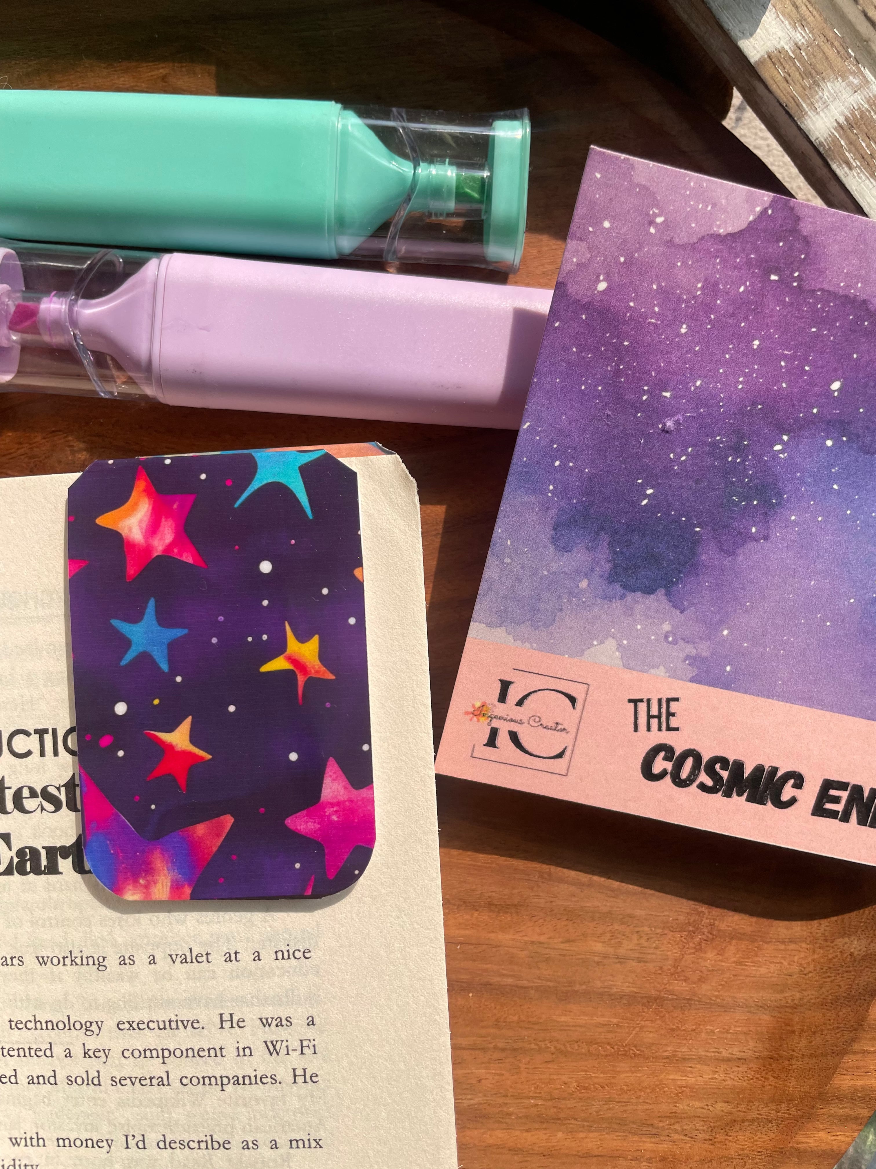 CELESTIAL ENERGY — Magnetic Bookmark Set of 4 