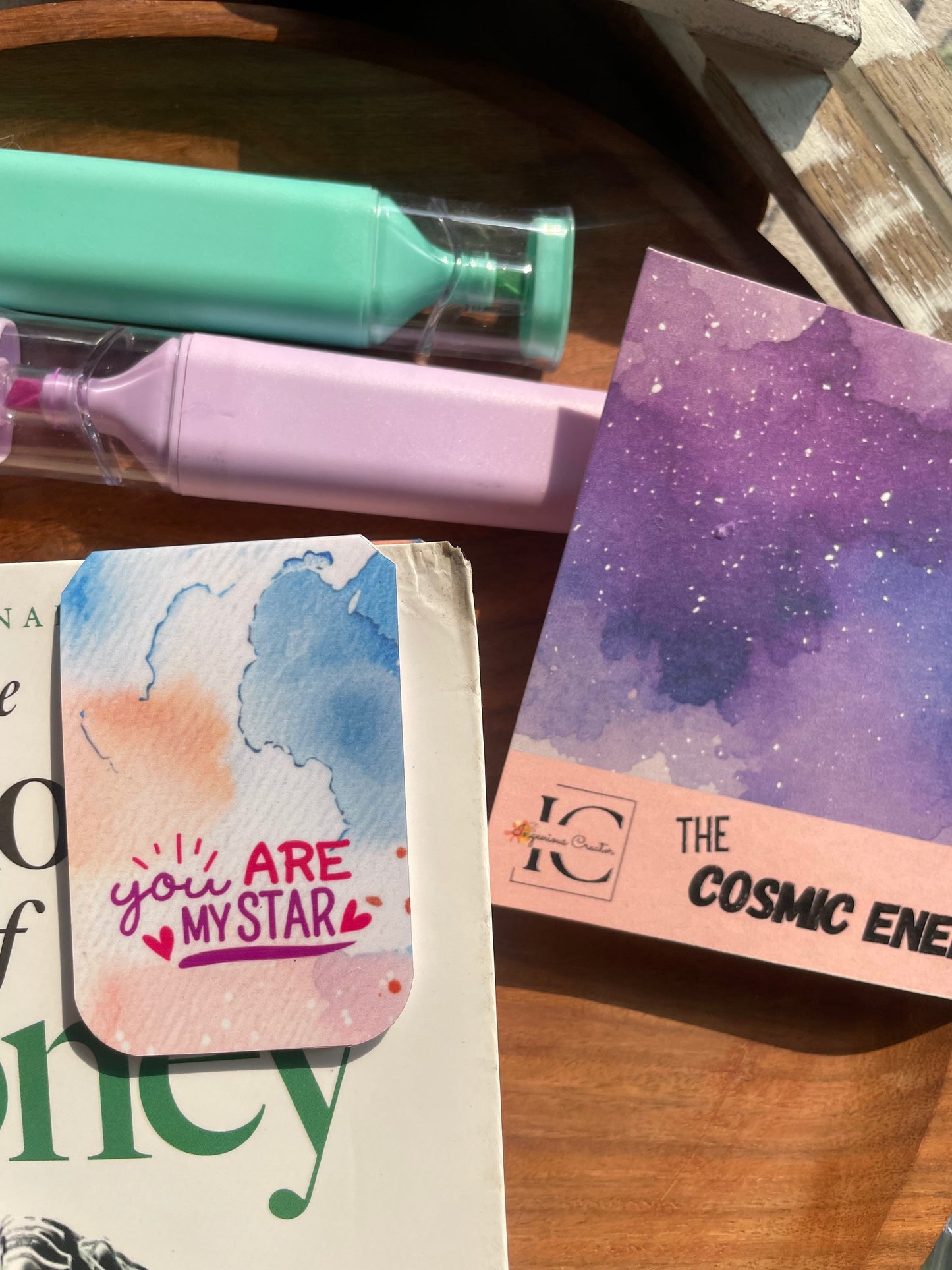 CELESTIAL ENERGY — Magnetic Bookmark Set of 4 