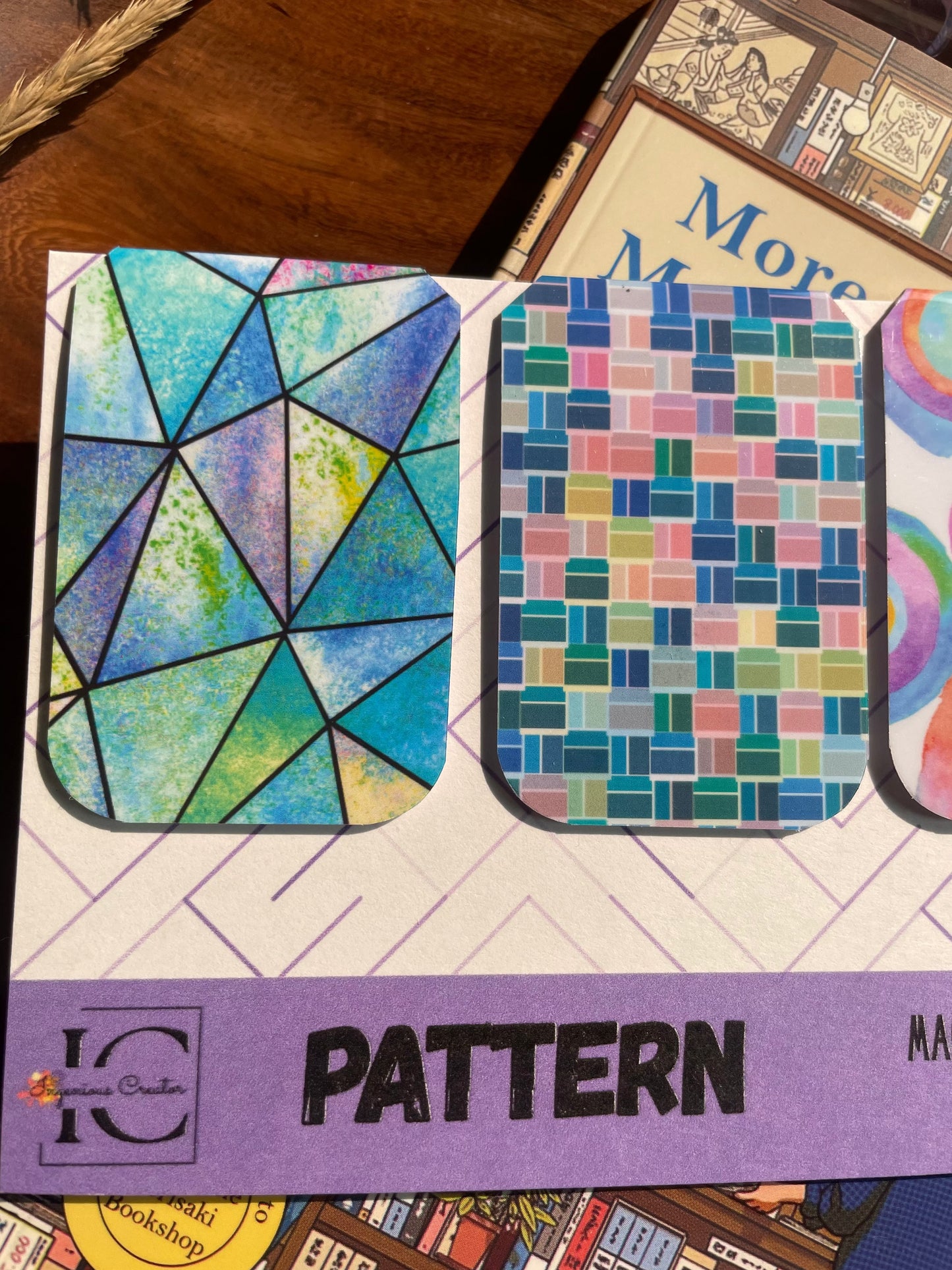 PATTERN — Magnetic Bookmark Set of 4 