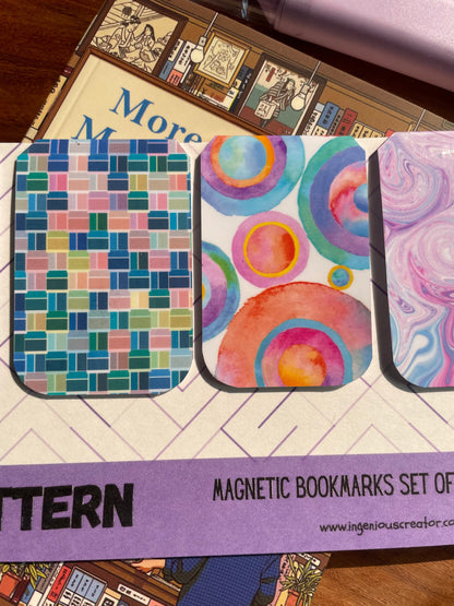 PATTERN — Magnetic Bookmark Set of 4 