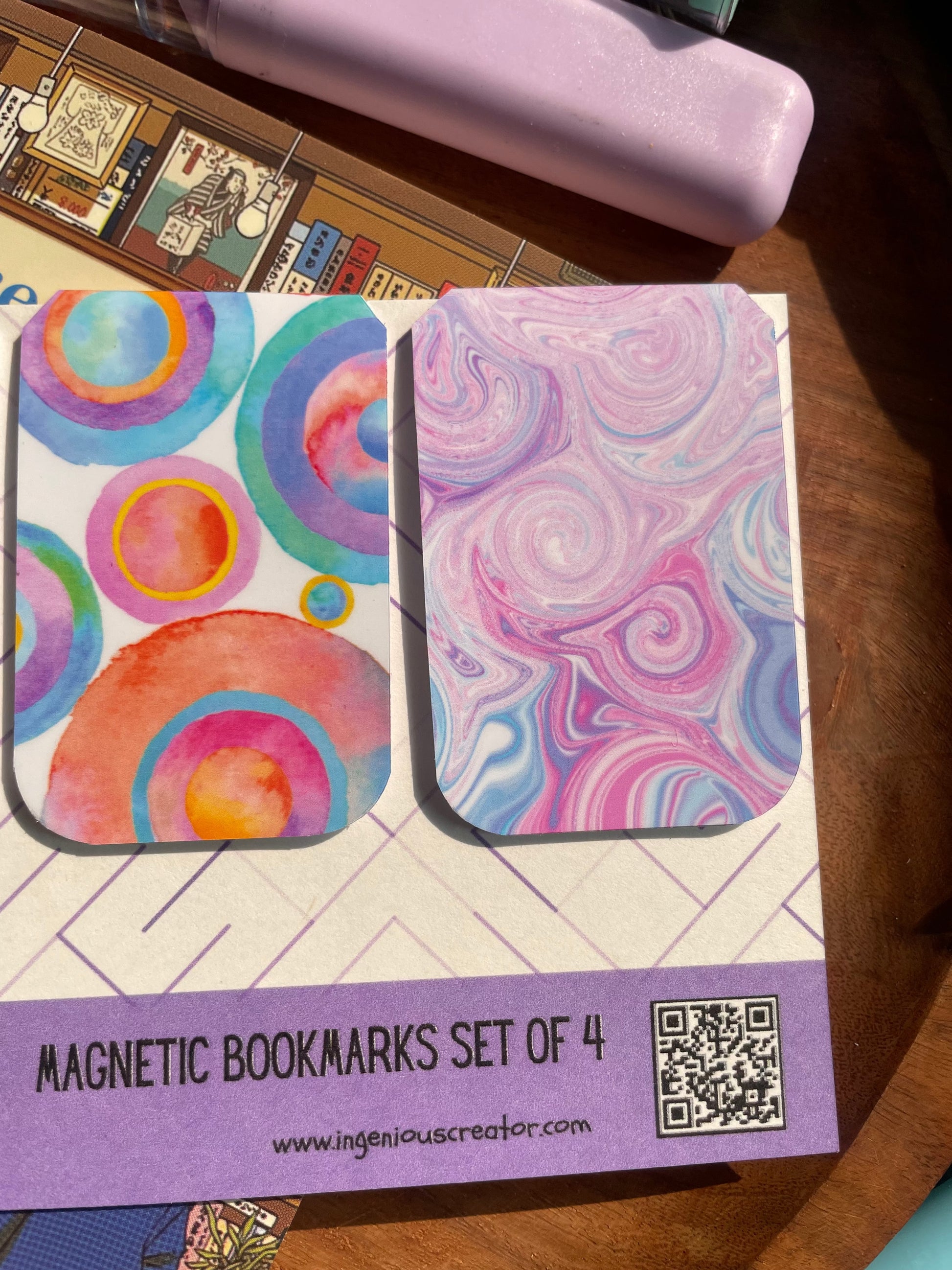 PATTERN — Magnetic Bookmark Set of 4 