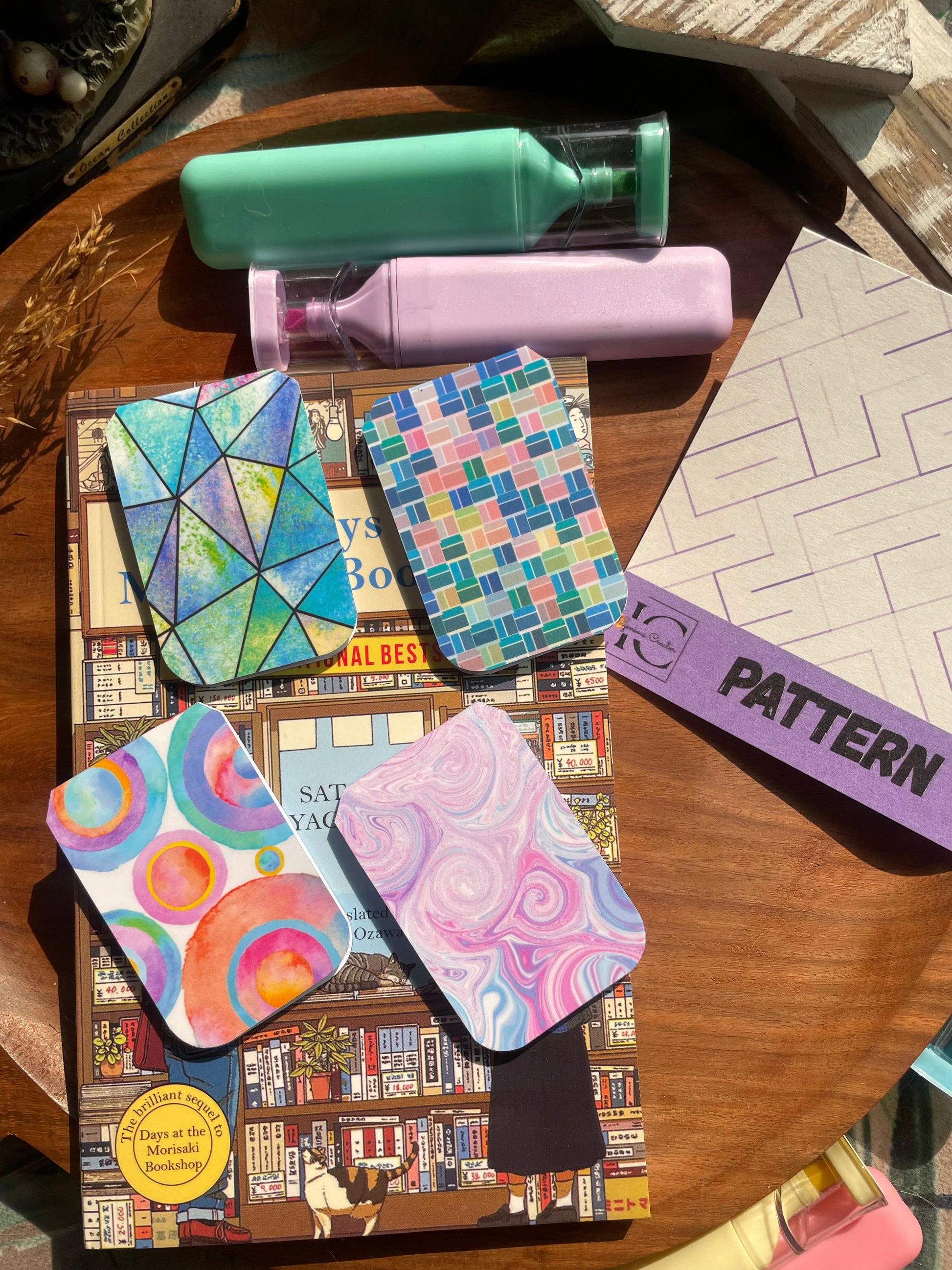 PATTERN — Magnetic Bookmark Set of 4 