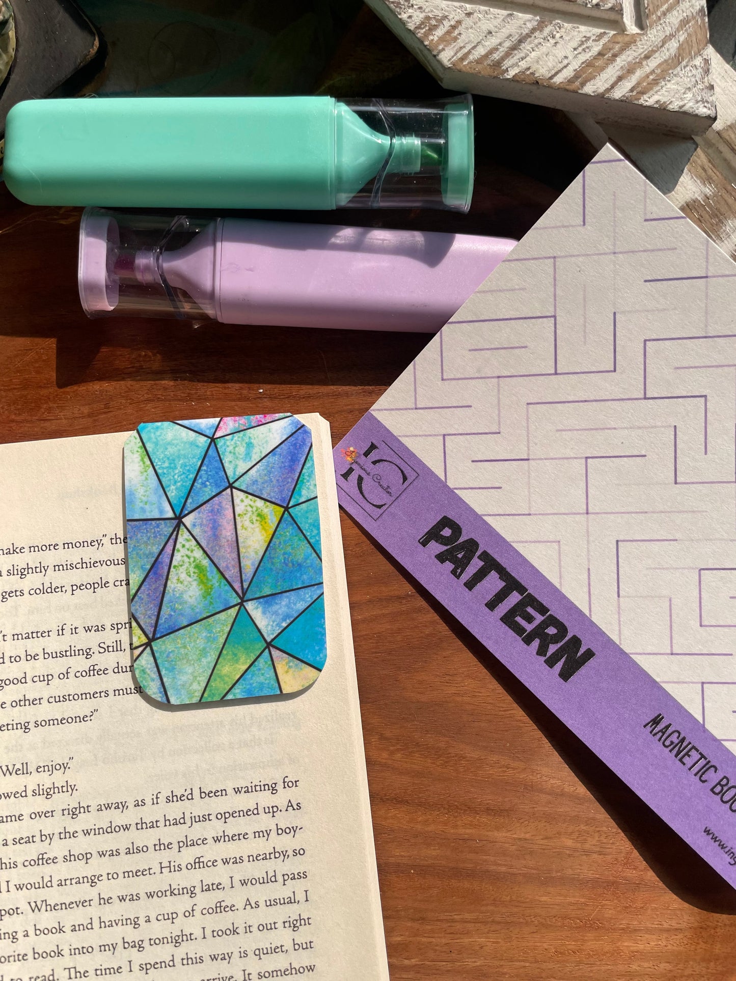 PATTERN — Magnetic Bookmark Set of 4 