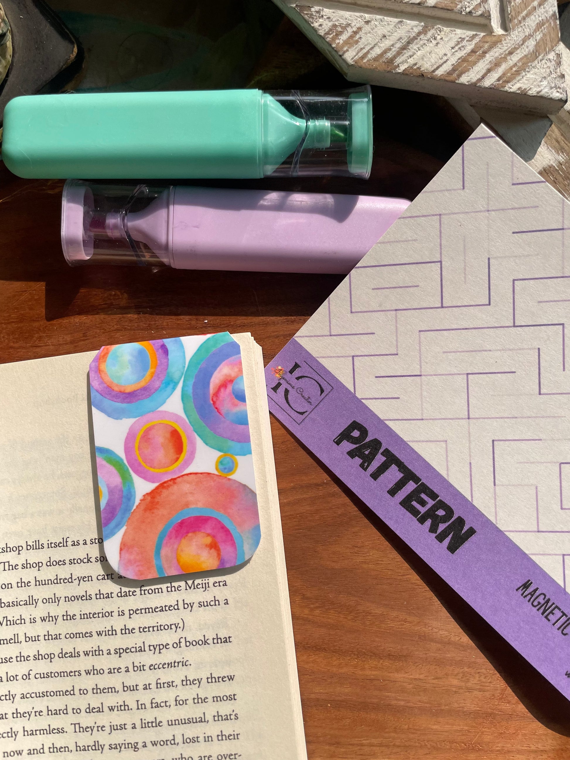 PATTERN — Magnetic Bookmark Set of 4 