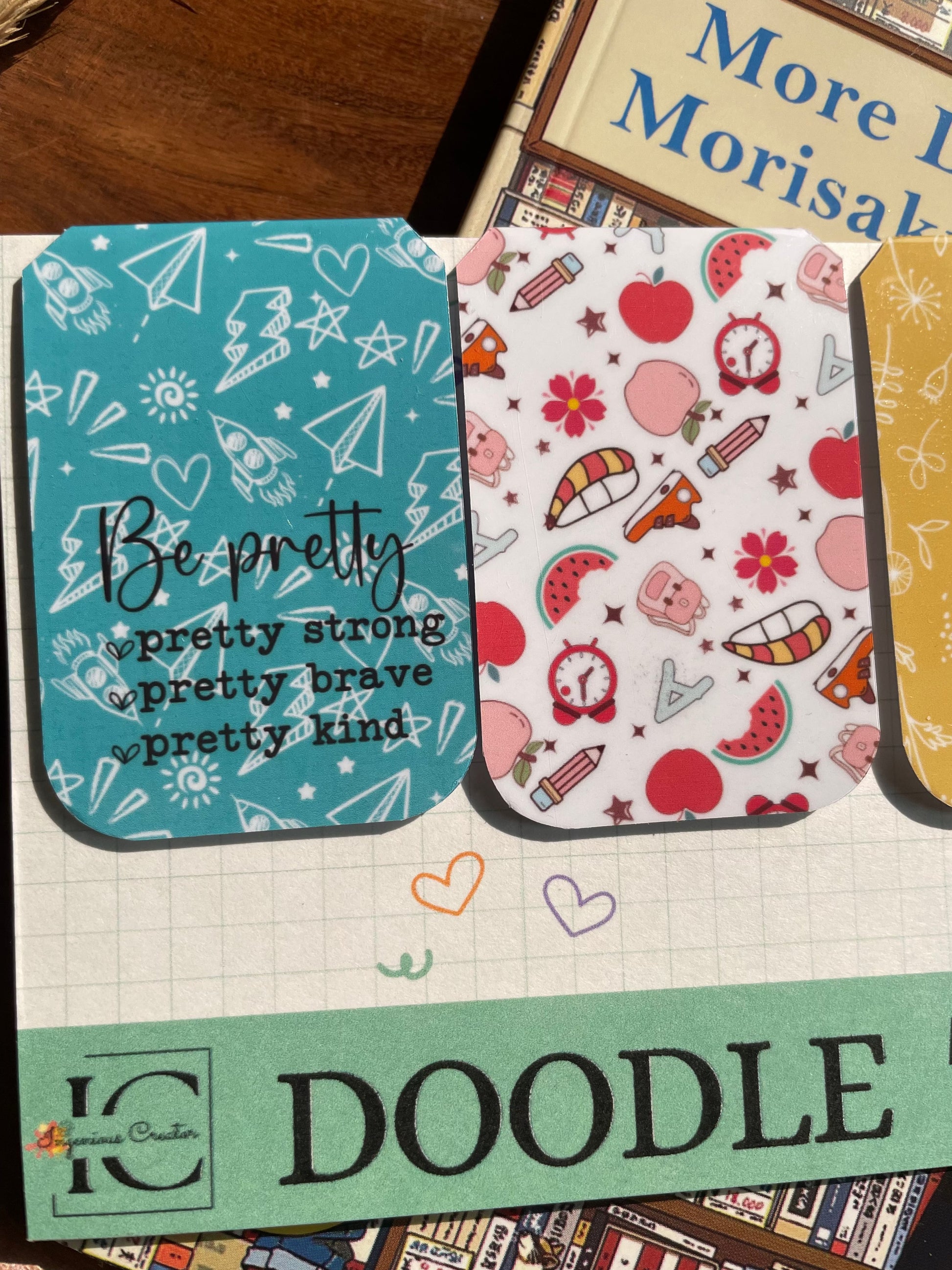 DOODLE — Magnetic Bookmark Set of 4 
